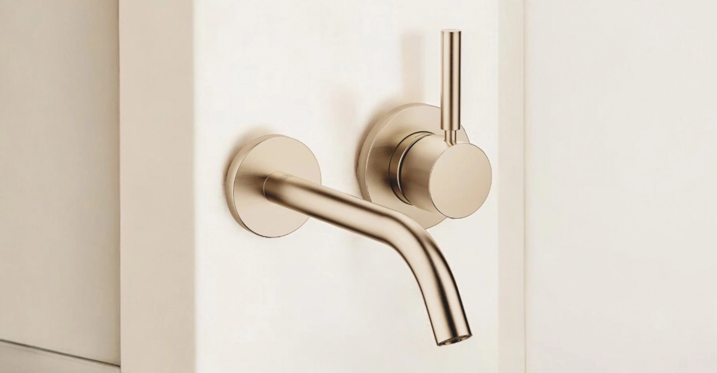 META tap  brushed light gold 2