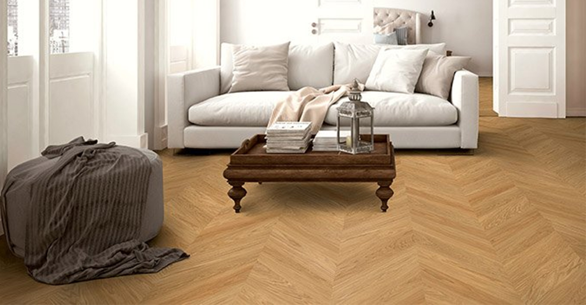 OAK NATURA NATUR CHEVRON (60˚) 11x140x500 mm 1