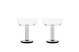 PUCK Coupe Glasses x 2