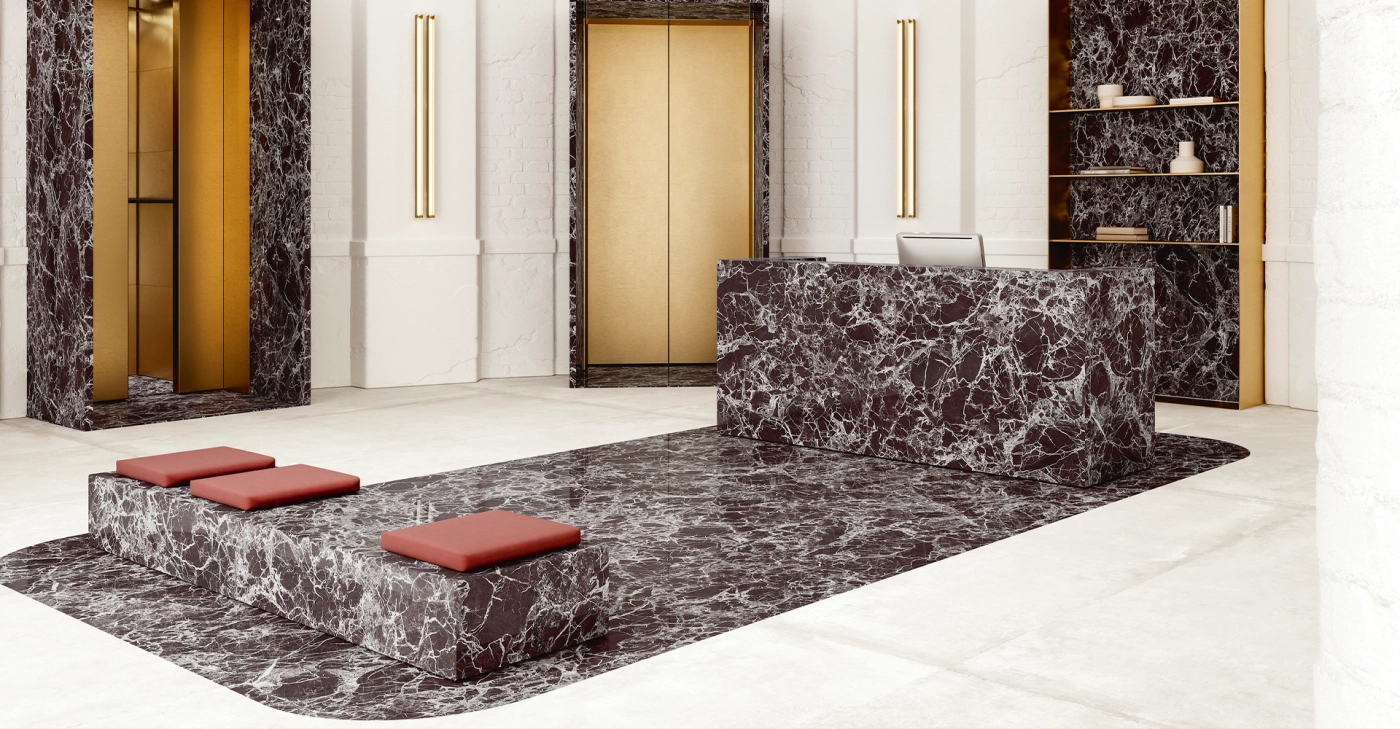 კერამიკული ფილა ROSSO IMPERIALE shiny 3